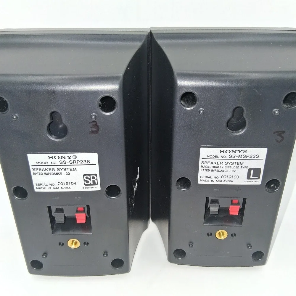 Sony SS-SRP23S SL surround Left, SR Surround Right Set Surround Sound Speakers